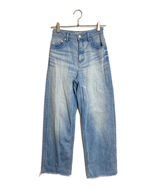 YANUK（ヤヌーク）YANUK (ヤヌーク) LILITH リリス カットオフ デニム　ジーンズ　日本製 ブルー サイズ:23の古着・服飾アイテム