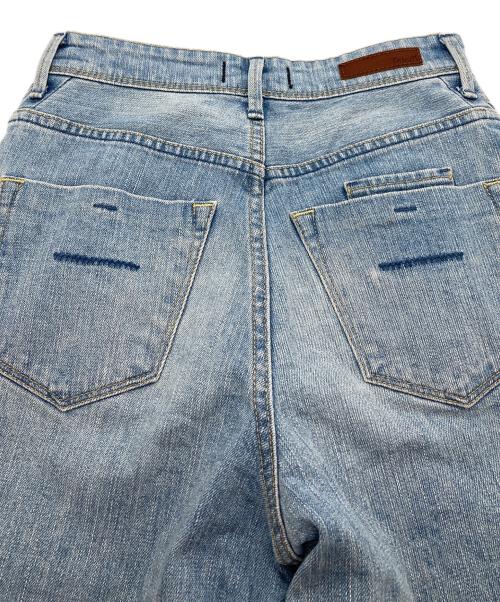 YANUK（ヤヌーク）YANUK (ヤヌーク) LILITH リリス カットオフ デニム　ジーンズ　日本製 ブルー サイズ:23の古着・服飾アイテム