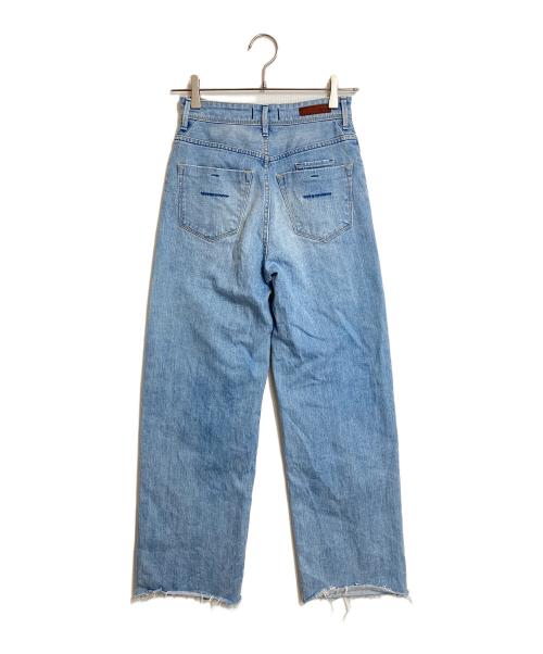 YANUK（ヤヌーク）YANUK (ヤヌーク) LILITH リリス カットオフ デニム　ジーンズ　日本製 ブルー サイズ:23の古着・服飾アイテム