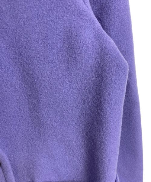 SLOBE IENA（スローブ イエナ）SLOBE IENA (スローブ イエナ) スイビダブルクロスノーカラーダブル前コート　アウター　ウールコート　日本製 パープル サイズ:36の古着・服飾アイテム