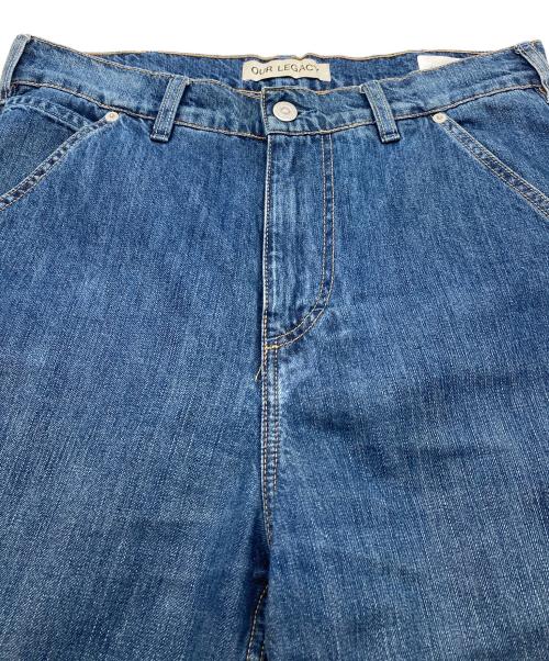 OUR LEGACY（アワーレガシー）OUR LEGACY (アワーレガシー) JOINER TROUSER ペインターデニムパンツ　ジョイナートラウザー ブルー サイズ:44の古着・服飾アイテム