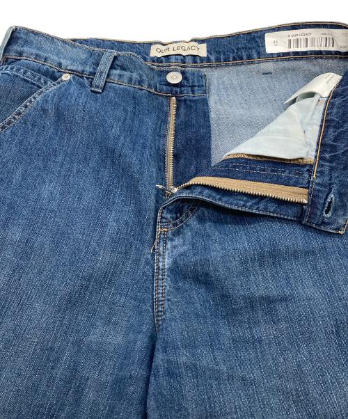 OUR LEGACY（アワーレガシー）OUR LEGACY (アワーレガシー) JOINER TROUSER ペインターデニムパンツ　ジョイナートラウザー ブルー サイズ:44の古着・服飾アイテム