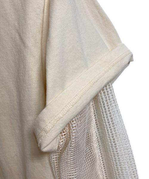 MAISON SPECIAL（メゾンスペシャル）MAISON SPECIAL Multiway Mesh Fabric Layered T-shirt  マルチウェイメッシュファブリックレイヤードTシャツ　ロングスリーブカットソー　半袖カットソー　Tシャツ　Tee   重ね着の古着・服飾アイテム