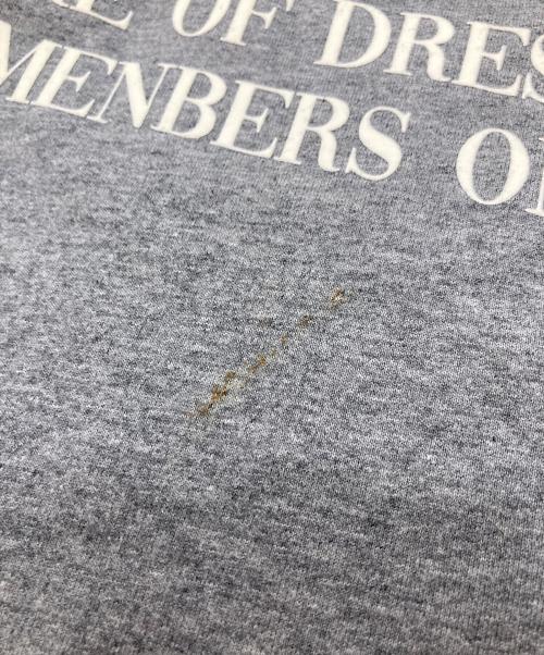 MAISON SPECIAL（メゾンスペシャル）MAISON SPECIAL (メゾンスペシャル) Flocky Print Polo Color Theater T-shirt グレー サイズ:FREEの古着・服飾アイテム