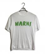 MARNIマルニ）の古着「プリントTシャツ　ロゴTシャツ　半袖　S/S  Tee  ポルトガル製」｜ホワイト