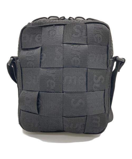 SUPREME（シュプリーム）SUPREME (シュプリーム) Woven Shoulder Bag ウォーブンショルダーバッグ　24SS ブラック サイズ:実寸参照の古着・服飾アイテム