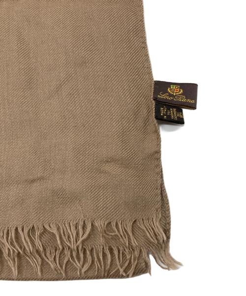 LORO PIANA（ロロピアーナ）LORO PIANA (ロロピアーナ) カシミヤ シルク ストール　イタリア製 ベージュ サイズ:実寸参照の古着・服飾アイテム