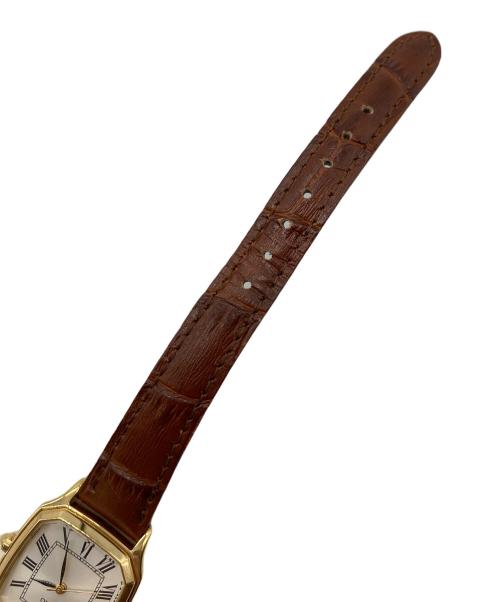 SEIKO（セイコー）SEIKO (セイコー) UNITED ARROWS (ユナイテッドアローズ) 腕時計　クォーツ　ウォッチ　レザーベルト　日本製 ホワイト×ブラウン サイズ:実寸参照の古着・服飾アイテム