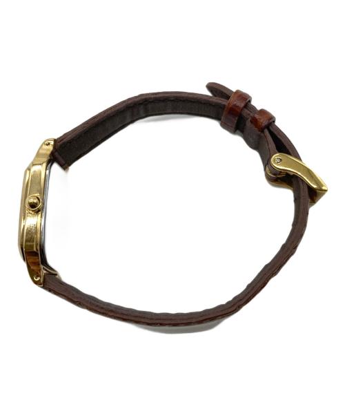 SEIKO（セイコー）SEIKO (セイコー) UNITED ARROWS (ユナイテッドアローズ) 腕時計　クォーツ　ウォッチ　レザーベルト　日本製 ホワイト×ブラウン サイズ:実寸参照の古着・服飾アイテム