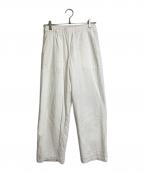 SLOBE IENAスローブ イエナ）の古着「レーヨンリネン イージーパンツ」｜ホワイト