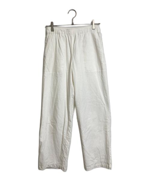 SLOBE IENA（スローブ イエナ）SLOBE IENA (スローブ イエナ) レーヨンリネン イージーパンツ ホワイト サイズ:38の古着・服飾アイテム