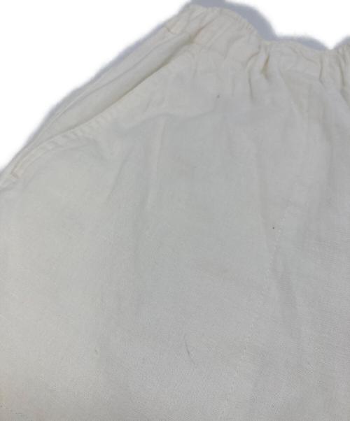 SLOBE IENA（スローブ イエナ）SLOBE IENA (スローブ イエナ) レーヨンリネン イージーパンツ ホワイト サイズ:38の古着・服飾アイテム