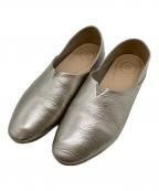 卑弥呼 HIMIKOヒミコ）の古着「快適ウォークパンプス ソフトフラットシューズ　ローヒール　日本製」｜ブロンズ