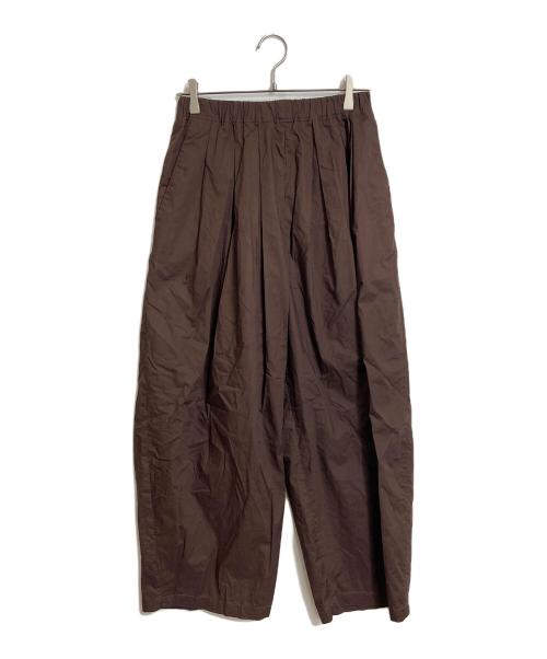 BARNYARDSTORM（バンヤードストーム）BARNYARDSTORM (バンヤードストーム) タックイージーパンツ　サーカスパンツ ブラウン サイズ:1の古着・服飾アイテム