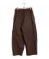 BARNYARDSTORM (バンヤードストーム) タックイージーパンツ　サーカスパンツ ブラウン サイズ:1：5000円