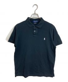 POLO RALPH LAUREN（ポロ・ラルフローレン）の古着「CUSTOM SLIM FIT STRETCH MESH SHIRT」｜ブラック