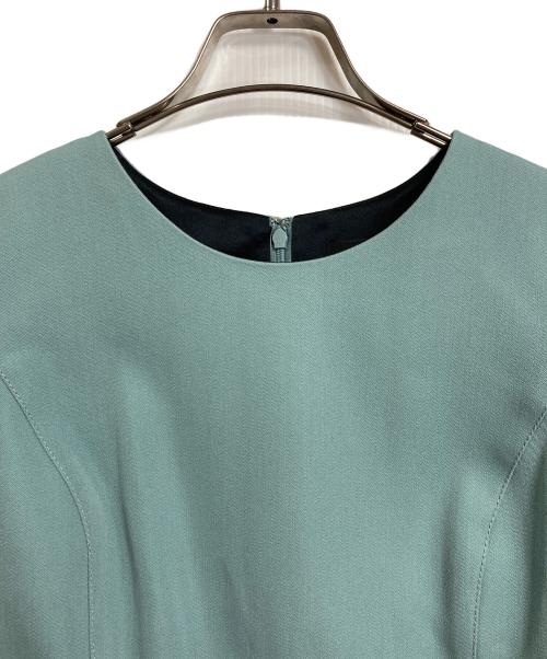 AMACA（アマカ）AMACA (アマカ) ノースリーブブラウスセットアップ　スカート　セレモニー スカイブルー サイズ:38の古着・服飾アイテム