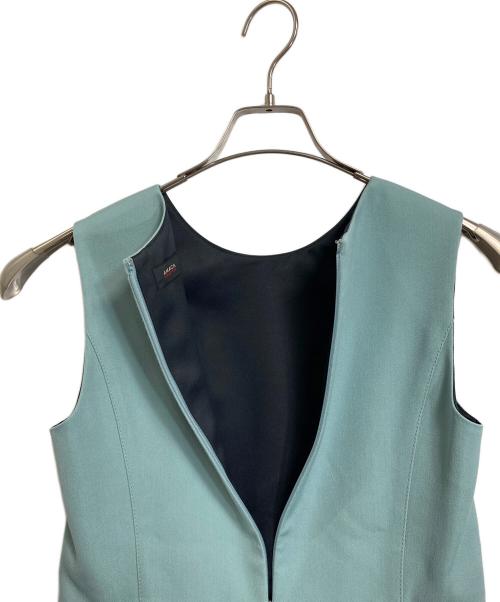 AMACA（アマカ）AMACA (アマカ) ノースリーブブラウスセットアップ　スカート　セレモニー スカイブルー サイズ:38の古着・服飾アイテム