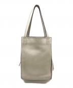 J&M DAVIDSONジェイ＆エム デヴィッドソン）の古着「ベルミニスタッズトートバッグ」｜ホワイト