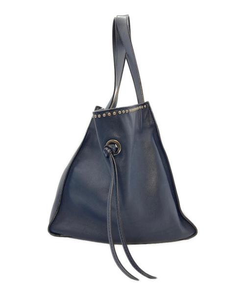 J&M DAVIDSON（ジェイ＆エム デヴィッドソン）J&M DAVIDSON (ジェイ＆エム デヴィッドソン) ベルミニスタッズトートバッグ　セレモニー ネイビー サイズ:実寸参照の古着・服飾アイテム