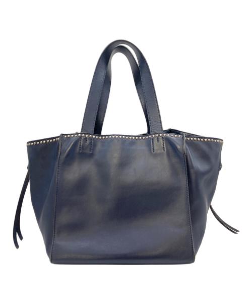 J&M DAVIDSON（ジェイ＆エム デヴィッドソン）J&M DAVIDSON (ジェイ＆エム デヴィッドソン) ベルミニスタッズトートバッグ　セレモニー ネイビー サイズ:実寸参照の古着・服飾アイテム