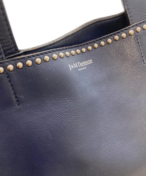 J&M DAVIDSON（ジェイ＆エム デヴィッドソン）J&M DAVIDSON (ジェイ＆エム デヴィッドソン) ベルミニスタッズトートバッグ　セレモニー ネイビー サイズ:実寸参照の古着・服飾アイテム