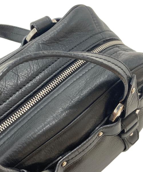 BALLY（バリー）BALLY (バリー) ミニボストンバッグ　ミニバッグ　ハンドバッグ　 ブラック サイズ:実寸参照の古着・服飾アイテム