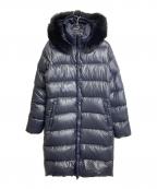 DUVETICAデュベティカ）の古着「DENEB ダウンコート　ロングコート　アウター　ブルガリア製」｜ブラック