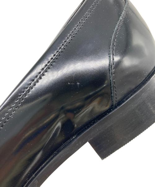 luca grossi（ルカグロッシ）Luca Grossi (ルカグロッシ) メタルビットローファー　イタリア製　セレモニー ブラック サイズ:37 1/2の古着・服飾アイテム