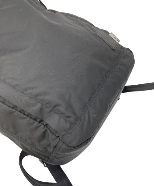 THE BROWN BUFFALO（ザブラウンバッファロー）THE BROWN BUFFALO (ザブラウンバッファロー) コンシール バックパック　リュック　ポーチ付　通勤　通学 ブラック サイズ:実寸参照の古着・服飾アイテム