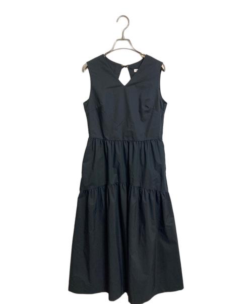 DRESSTERIOR（ドレステリア）DRESSTERIOR (ドレステリア) オープンバックワンピース　ノースリーブワンピース　ロングワンピース　日本製 ブラック サイズ:36の古着・服飾アイテム