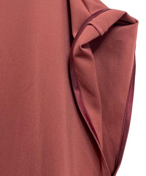 ADORE（アドーア）ADORE (アドーア) ネオプレーンダンボールワンピース　ロングワンピース　マキシワンピース　日本製 レッド サイズ:38の古着・服飾アイテム