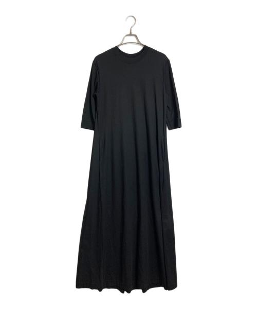 COCUCA（コキュカ）COCUCA (コキュカ) NEWジャージワンピース ロングワンピース　マキシワンピース　ロングドレス　日本製 ブラックの古着・服飾アイテム