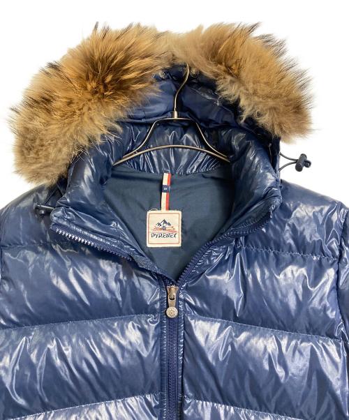 Pyrenex（ピレネックス）Pyrenex (ピレネックス) ダウンジャケット　アウター　ナイロンジャケット ネイビー サイズ:Sの古着・服飾アイテム