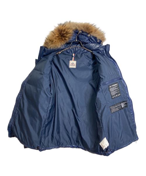 Pyrenex（ピレネックス）Pyrenex (ピレネックス) ダウンジャケット　アウター　ナイロンジャケット ネイビー サイズ:Sの古着・服飾アイテム
