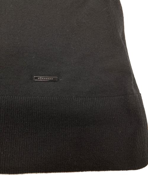 BURBERRY LONDON（バーバリーロンドン）BURBERRY LONDON (バーバリーロンドン) シルクカシミヤボウタイニット　シルク混ニット ブラック サイズ:2の古着・服飾アイテム