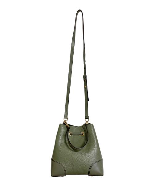 MICHAEL KORS（マイケル・コース）MICHAEL KORS (マイケルコース) マーサー ギャラリー ショルダーバッグ　ハンドバッグ　2WAYバッグ グリーン サイズ:実寸参照の古着・服飾アイテム