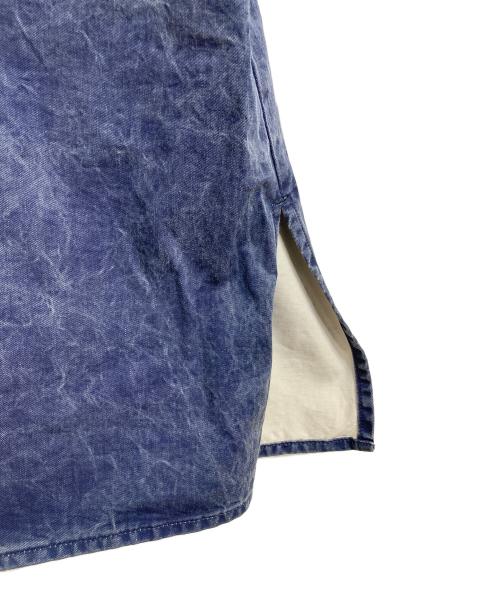 YUNI（ユニ）yuni (ユニ) ウォッシュ加工ジャンパースカート　ノースリーブワンピース　日本製 ネイビー サイズ:FREEの古着・服飾アイテム