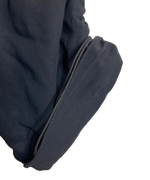 Maison Margiela（メゾンマルジェラ）Maison Margiela (メゾンマルジェラ) ドローストリング長袖ワンピース ヨツタグ　19SS  イタリア製 ブラック サイズ:40の古着・服飾アイテム