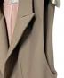 中古・古着 Lumier (リュミエ) yukko (ユッコ) ASYMMETRY GILET DRESS   アシンメトリージレドレス   ワンピース　ロングワンピース　ノースリーブワンピース ベージュ サイズ:S：11000円