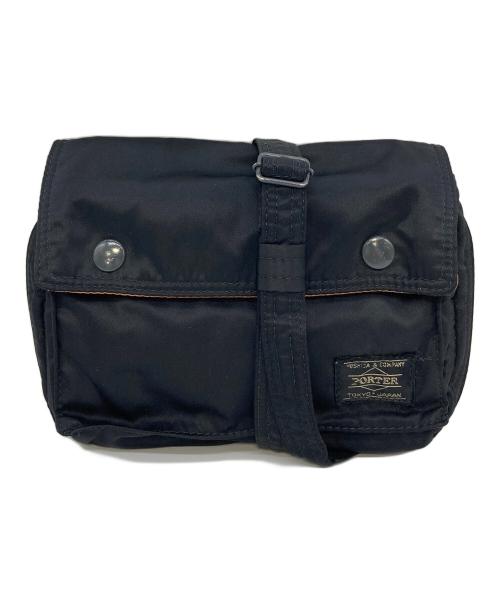 PORTER（ポーター）PORTER (ポーター) TANKER ミニショルダーバッグ　タンカー　ショルダーバッグ　ミニバッグ ブラック サイズ:実寸参照の古着・服飾アイテム
