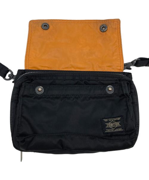 PORTER（ポーター）PORTER (ポーター) TANKER ミニショルダーバッグ　タンカー　ショルダーバッグ　ミニバッグ ブラック サイズ:実寸参照の古着・服飾アイテム