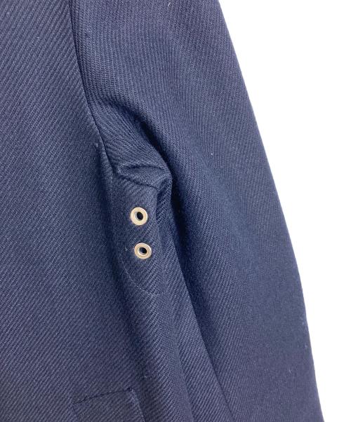 MACKINTOSH LONDON（マッキントッシュ ロンドン）MACKINTOSH LONDON (マッキントッシュ ロンドン) ステンカラーウールコート　ステンカラーコート　ウールコート　アウター　日本製 ネイビー サイズ:36の古着・服飾アイテム