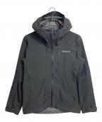 Patagoniaパタゴニア）の古着「Calcite Jacket カルサイトジャケット スポーツ　アウトドア　キャンプ　フェス　アウター　ライトアウター　GORE-TEX」｜ブラック