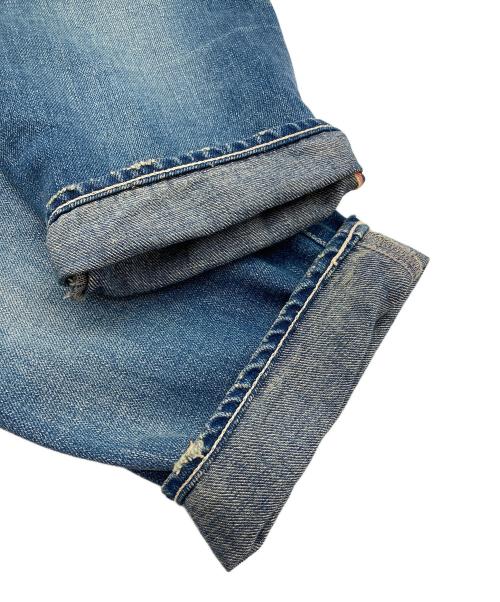 mina perhonen（ミナ ペルホネン）mina perhonen (ミナ ペルホネン) always ユーズド加工デニムパンツ　ジーンズ　日本製 インディゴ サイズ:36の古着・服飾アイテム