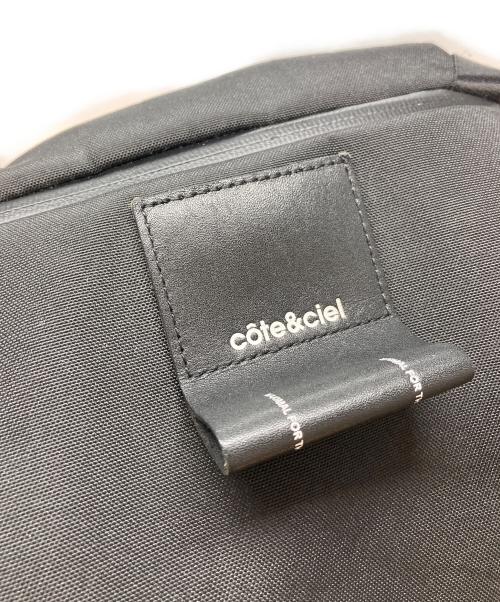 Cote&Ciel（コートエシエル）Cote&Ciel (コートエシエル) SARU バックパック　リュック　スポーツ　アウトドア　通勤　通学 ブラック サイズ:実寸参照の古着・服飾アイテム