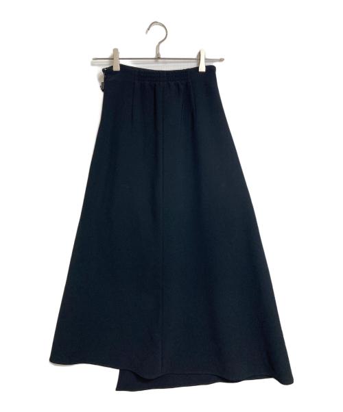 anuans（アニュアンス）anuans (アニュアンス) アシンメトリーレイヤードスカート　ロングスカート ブラック サイズ:Sの古着・服飾アイテム