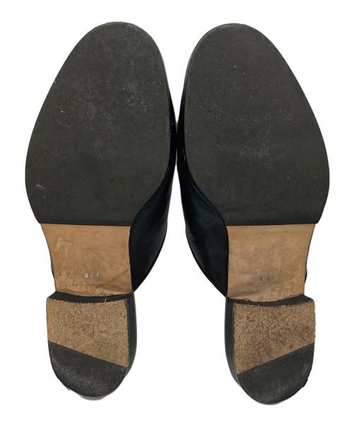 HENDER SCHEME（エンダースキーマ）Hender Scheme (エンダースキーマ) cheak レザーサンダル　サボサンダル　 ブラック サイズ:実寸参照の古着・服飾アイテム