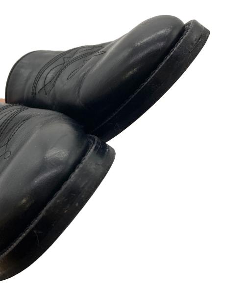 HENDER SCHEME（エンダースキーマ）Hender Scheme (エンダースキーマ) cheak レザーサンダル　サボサンダル　 ブラック サイズ:実寸参照の古着・服飾アイテム