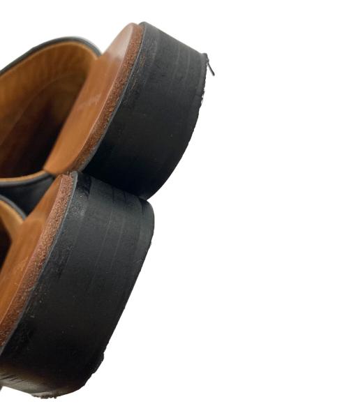 HENDER SCHEME（エンダースキーマ）Hender Scheme (エンダースキーマ) cheak レザーサンダル　サボサンダル　 ブラック サイズ:実寸参照の古着・服飾アイテム